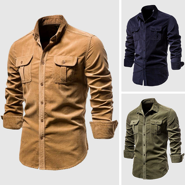 Levoire | Chemise De Manches Longues Décontractée Pour Hommes