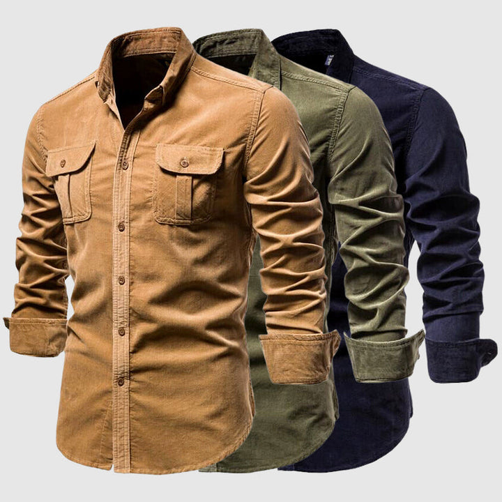 Levoire | Chemise De Manches Longues Décontractée Pour Hommes