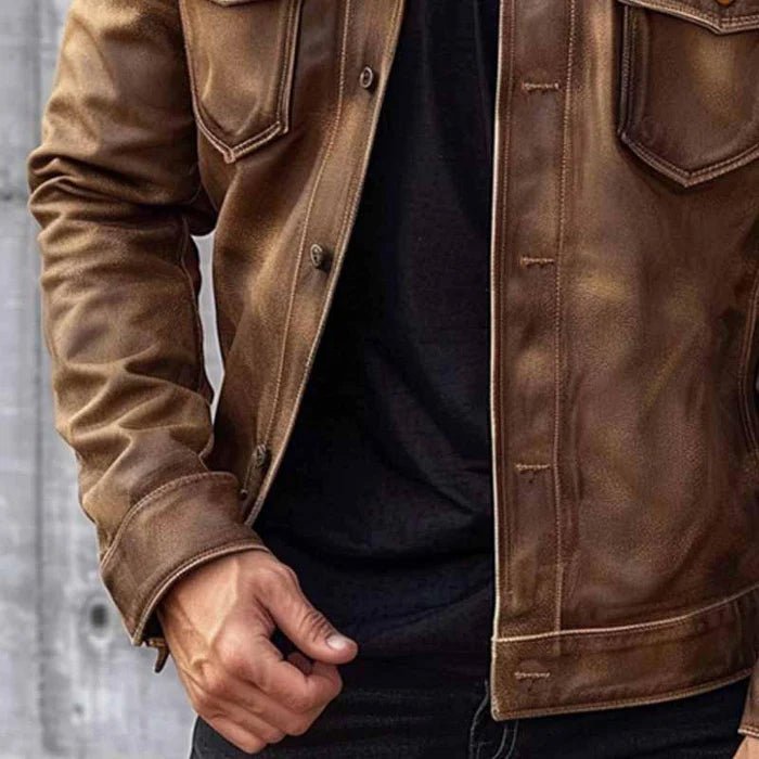 Levoire | Veste Réversible À Manches Longues Avec Col Et Boutons