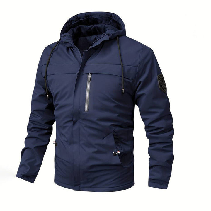 Levoire | Veste À Capuche En Polaire Chaude À Manches Longues Bleu foncé