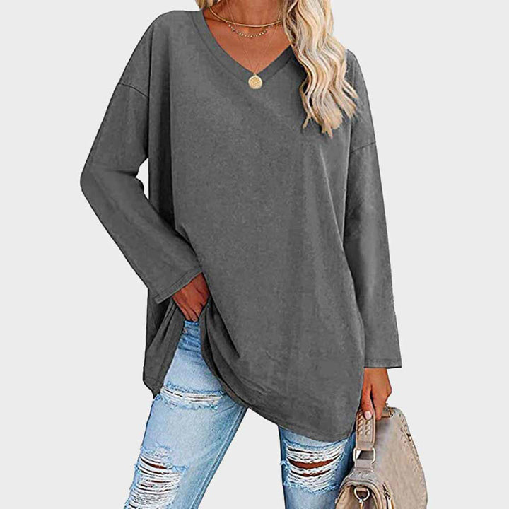 Levoire | Pullover Décontracté À Manches Longues Gris foncé