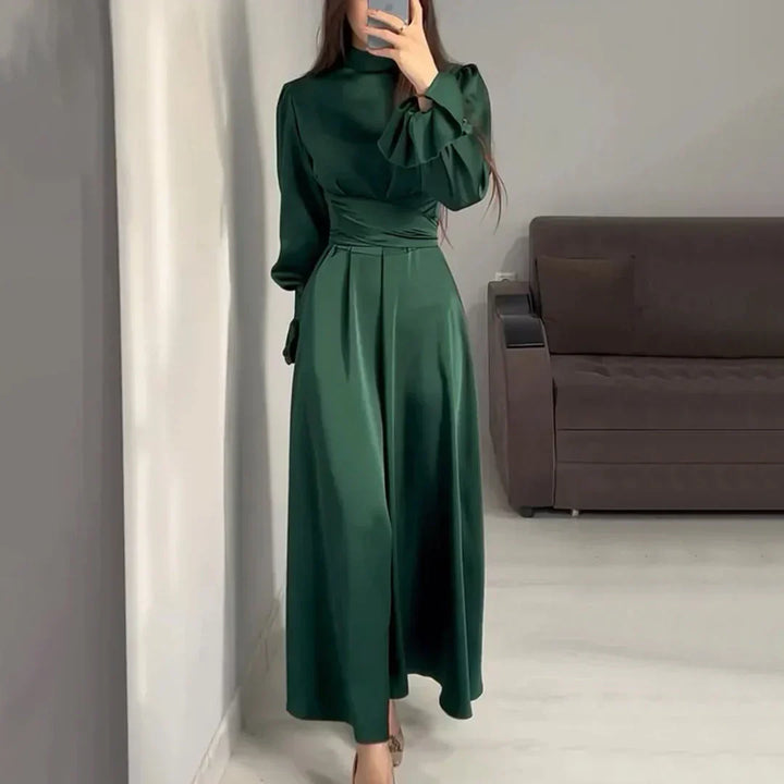 Levoire | Robe élégante et chic Vert Fonce