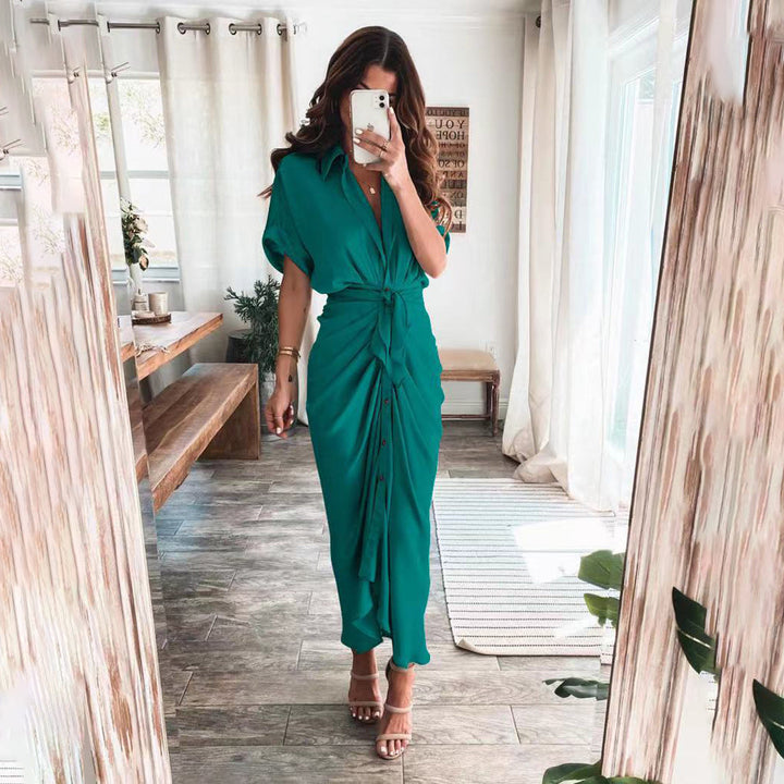 Levoire | Femme Robe moderne à la mode Vert foncé