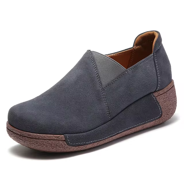 Levoire | Mocassins En Cuir Gris foncé