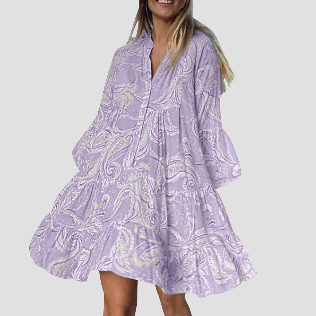 Levoire | Robe Polo Fluide Classique Lilas