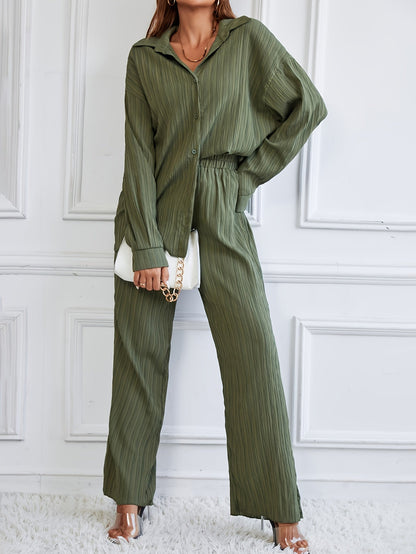 Levoire | Élégant & Confortable Costume Pantalon Plissé Pour Femmes