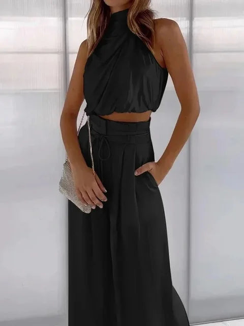Levoire | Tenue deux pièces luxueuse Noir