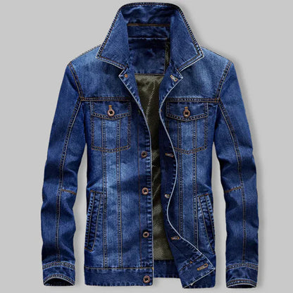 Levoire | Veste Homme Classique Denim bleu