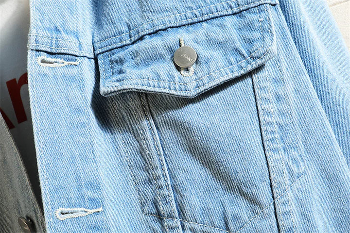 Levoire | Veste En Denim Amovible Avec Capuche Pour Hommes