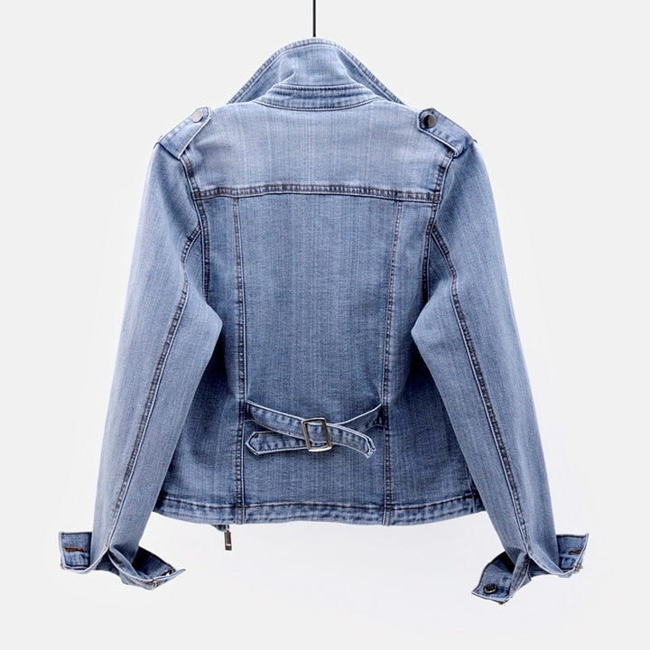 Levoire | Veste En Denim Avec Zip Game Changer À Manches Longues