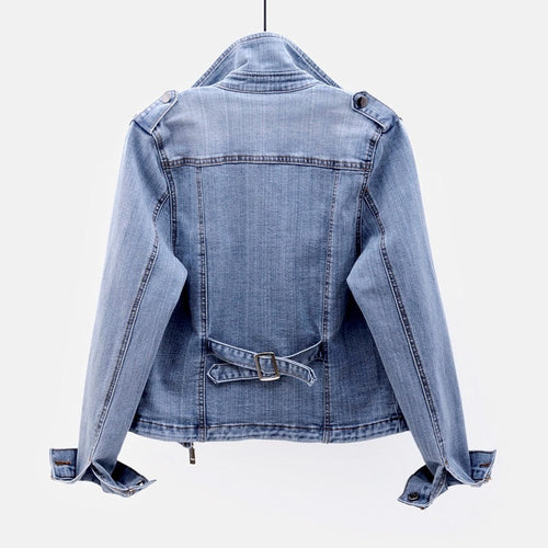 Levoire | Veste En Denim Avec Zip Game Changer À Manches Longues