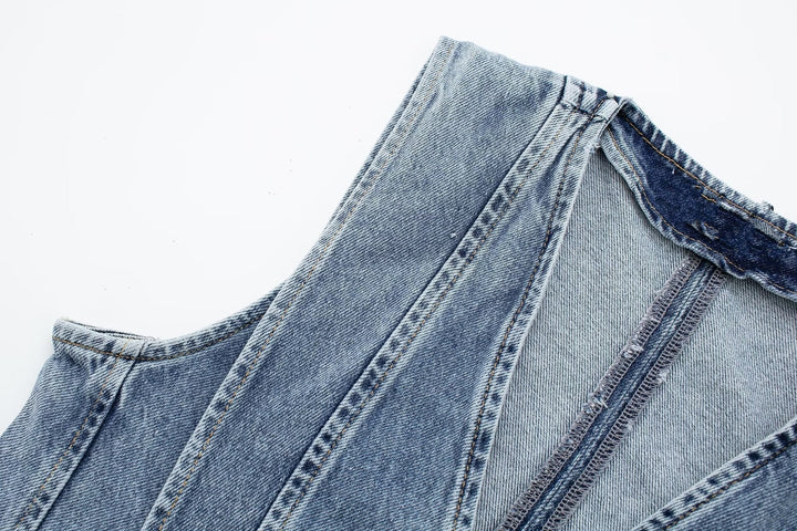 Levoire | Veste Sans Manches À Boutons Pour Femme, Veste Courte