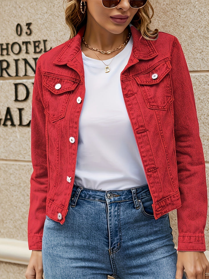 Levoire | Veste Femme Slim Fit Avec Fermeture À Boutons Classique