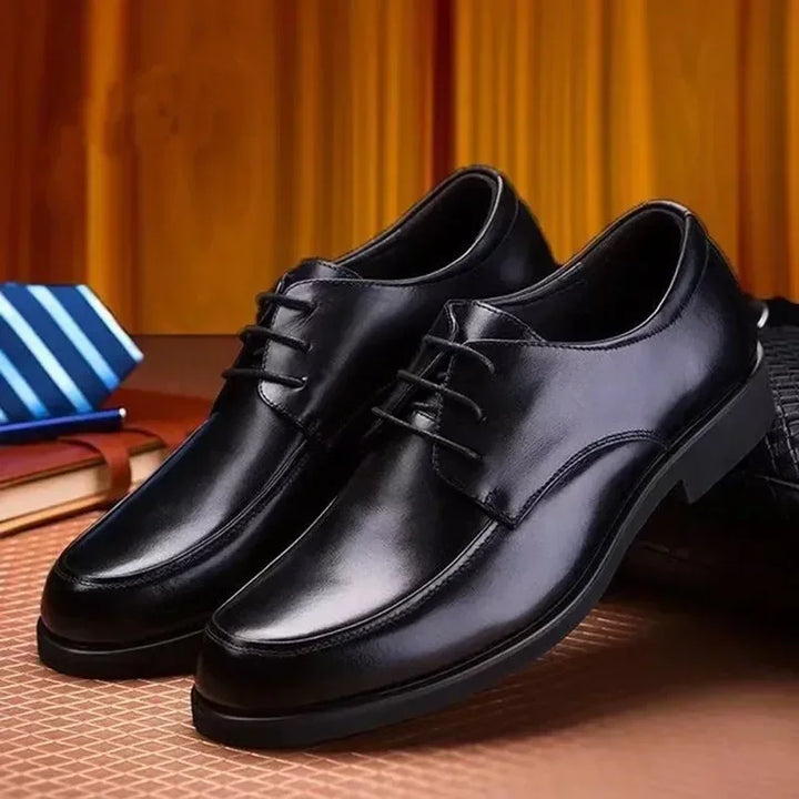 Levoire | Chaussures Oxford Pour Hommes Noires Modernes