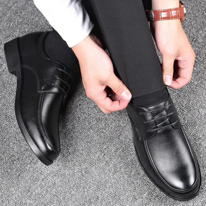 Levoire | Chaussures Oxford Pour Hommes Noires Modernes