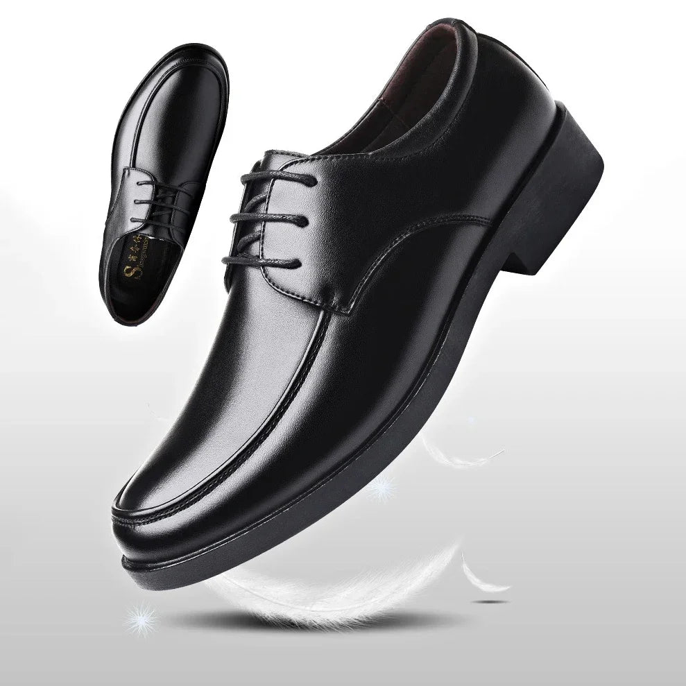 Levoire | Chaussures Oxford Pour Hommes Noires Modernes