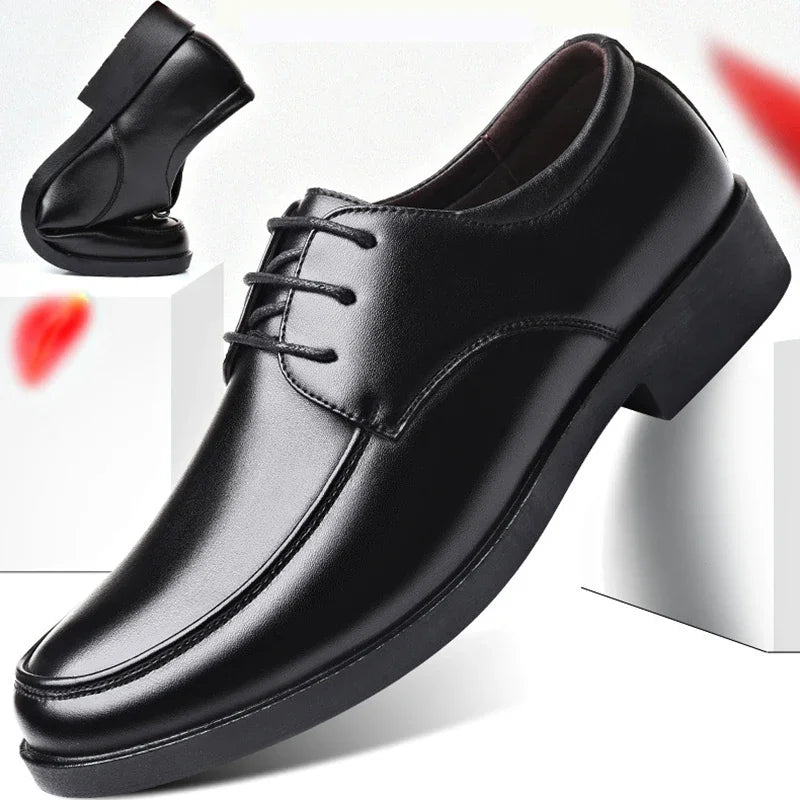 Levoire | Chaussures Oxford Pour Hommes Noires Modernes