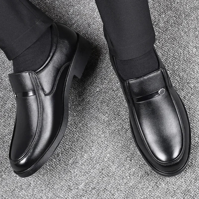 Levoire | Chaussures Oxford Pour Hommes Noires Modernes Noir