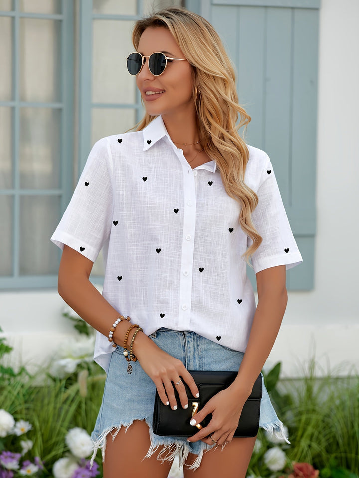 Levoire | Chemise ample décontractée pour femmes Blanc