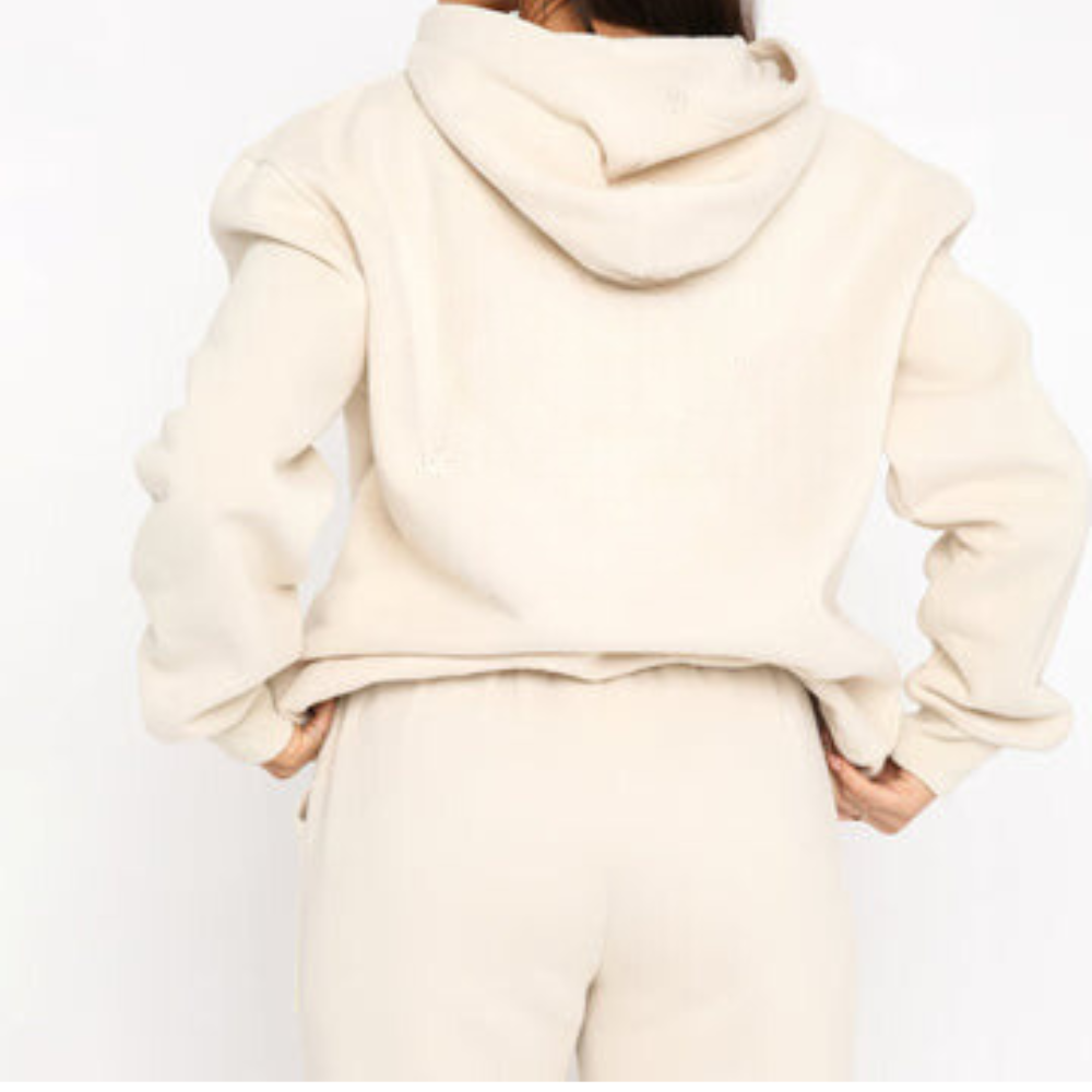 Levoire | Pull À Capuche Stylé Et Confortable Et Ensemble De Jogging Beige