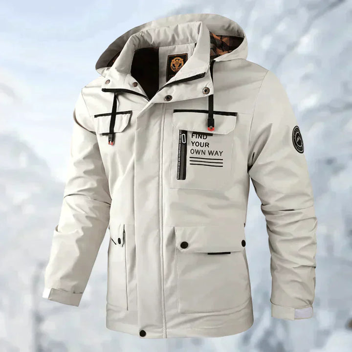Levoire | Veste De Plein Air Imperméable Pour Hommes Blanc