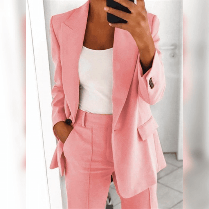 Levoire | Élégant & Confortable Costume rose clair
