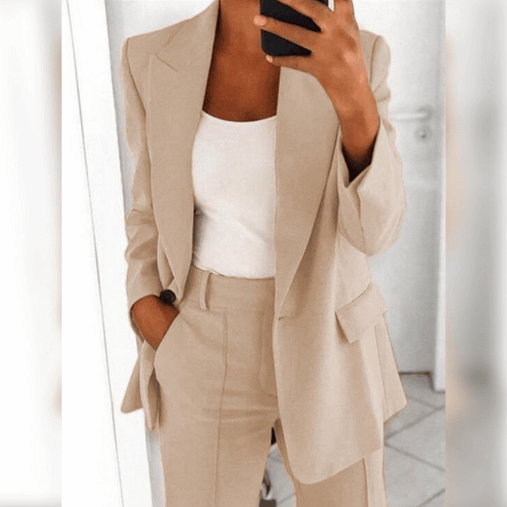 Levoire | Élégant & Confortable Costume beige