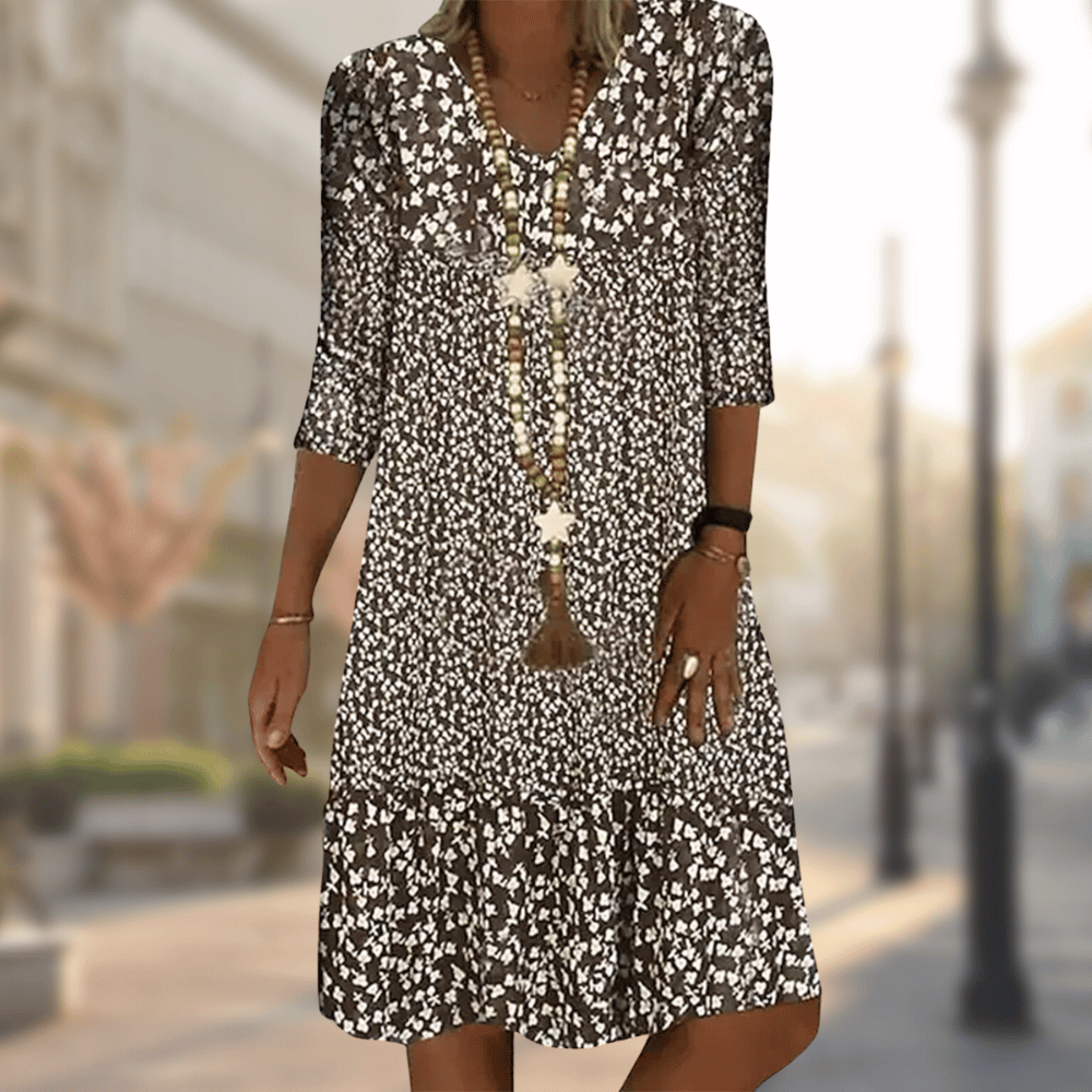 Levoire | Robe Femme Confortable Pour Un Style Décontracté Braun