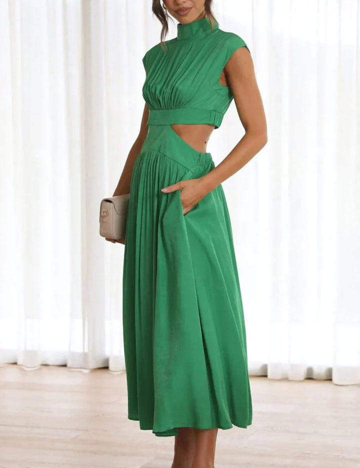 Levoire | Robe élégante avec poches Vert