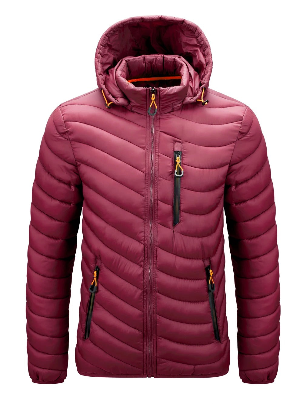 Levoire | Sweatshirt en Tissu Imperméable avec Fermeture Éclair Rot