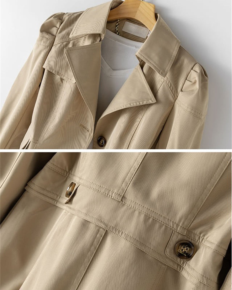 Levoire | Trench Mi-Long Pour Femmes, Une Option Elegante Pour Toutes Les Occasions