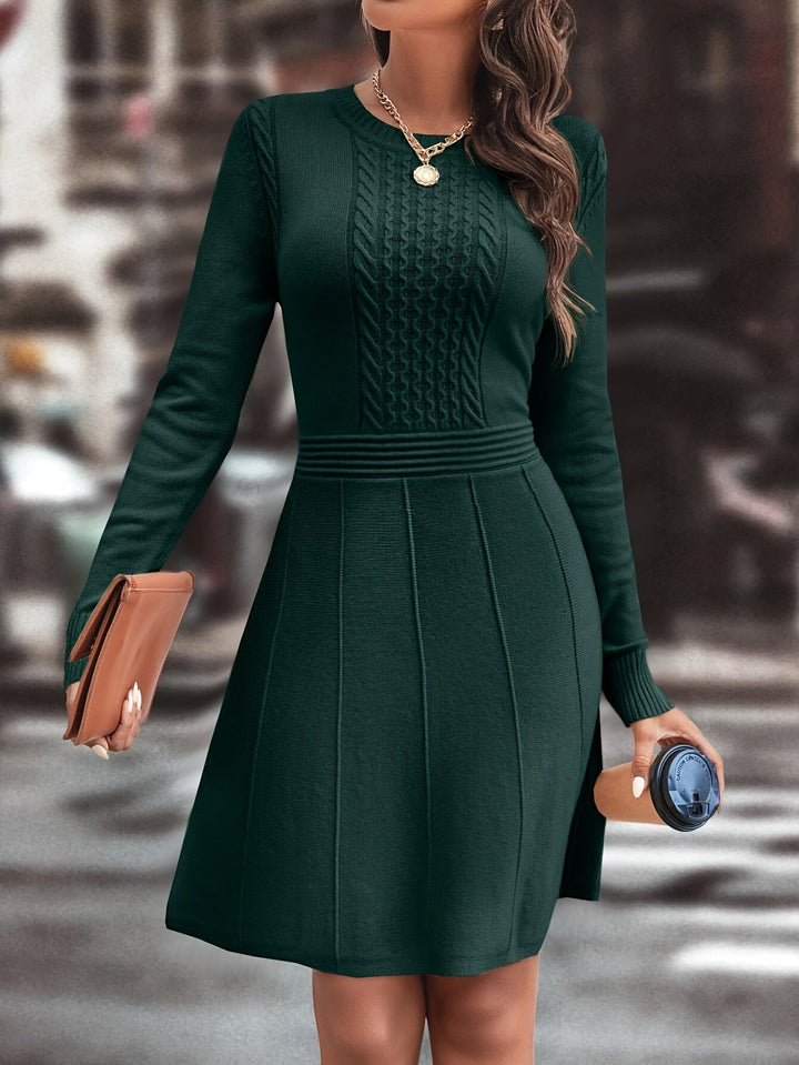 Levoire | Robe En Tricot Élégante À Manches Longues