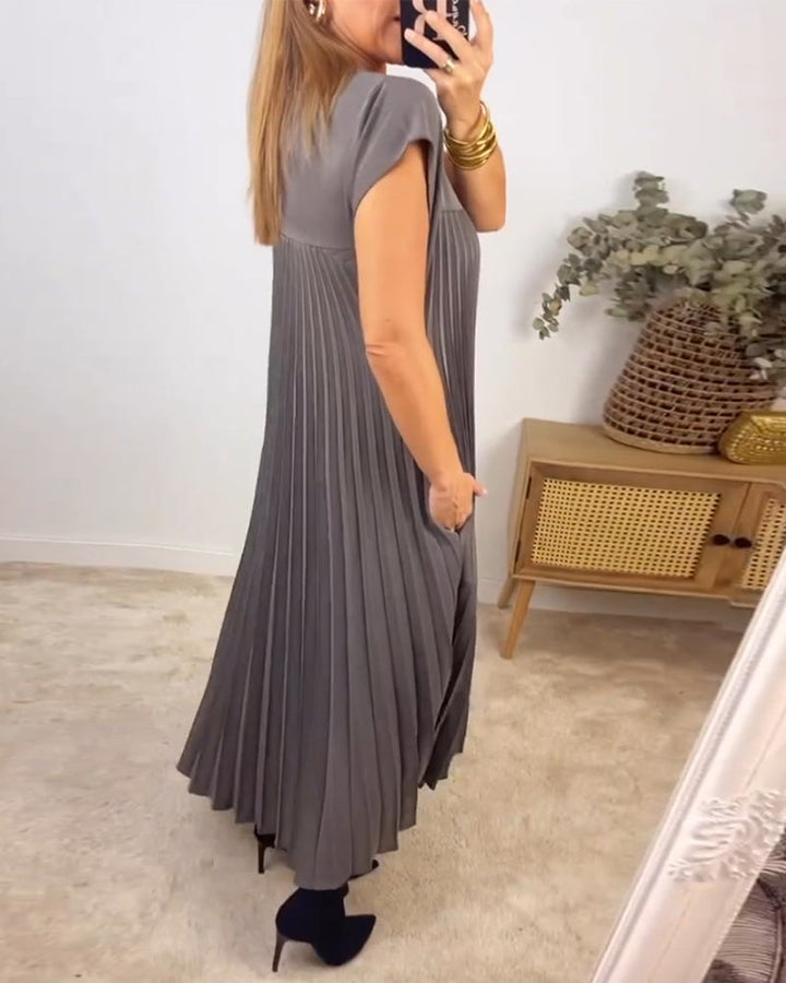 Levoire | Robe Plissée Sans Manches