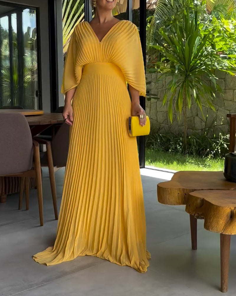 Levoire | Robe De Soirée Maxi Décolleté En V