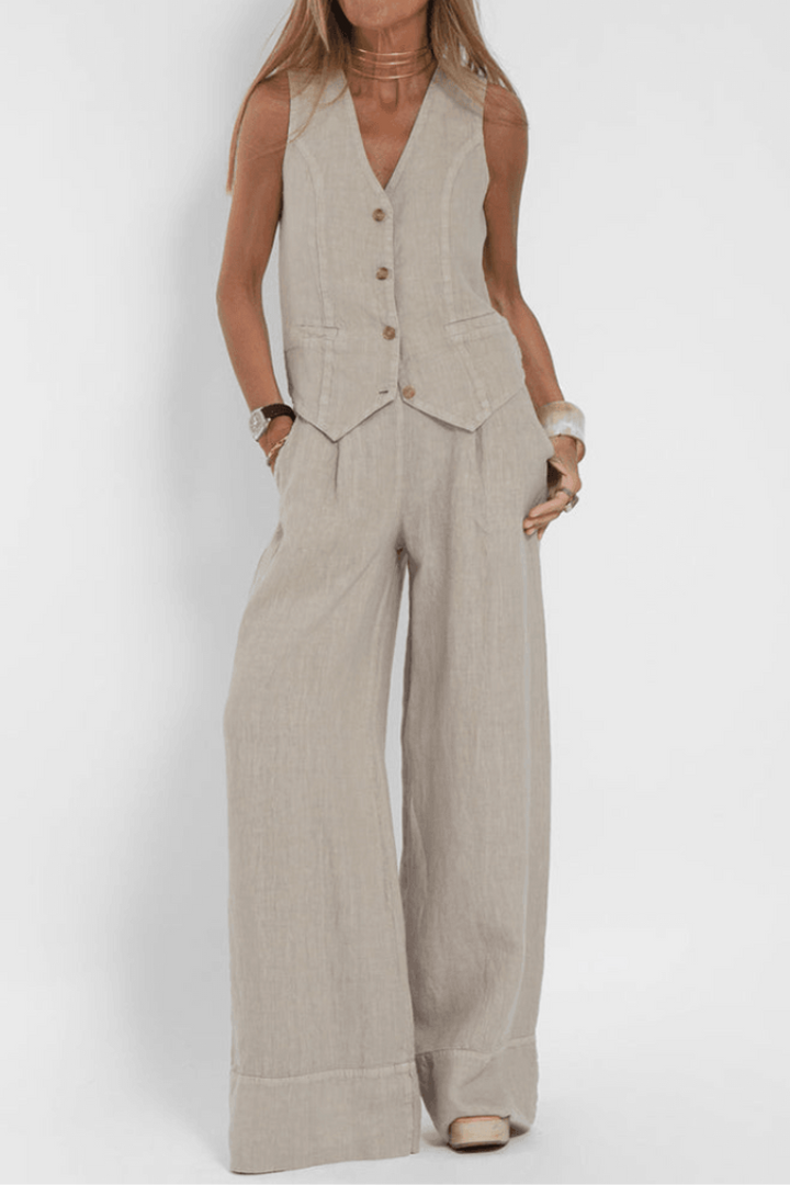 Levoire | Ensemble élégant et confortable Beige