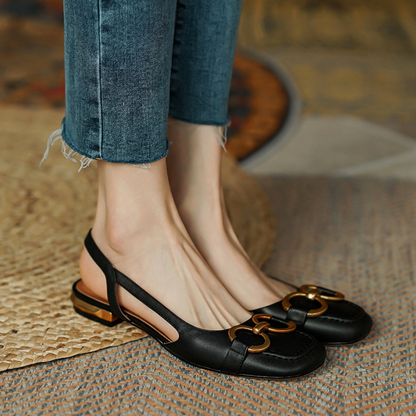 Levoire | Sandales à Boucle avec Élégance et Confort pour Femmes Noir