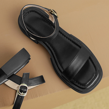 Levoire | Sandales avec Talon Élégant et Confort Optimal pour Femmes Noir