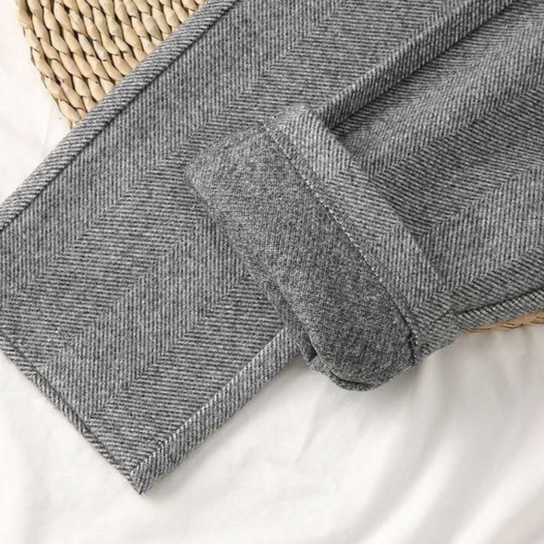 Levoire | Pantalon Pour Femmes En Laine Gris