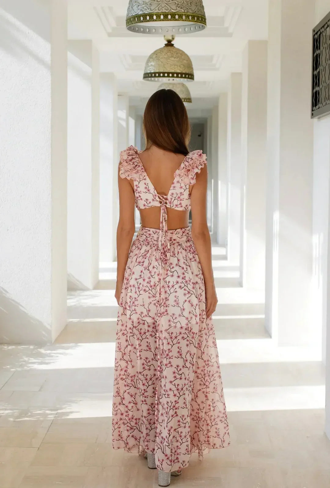 Levoire | Robe Maxi À Volants