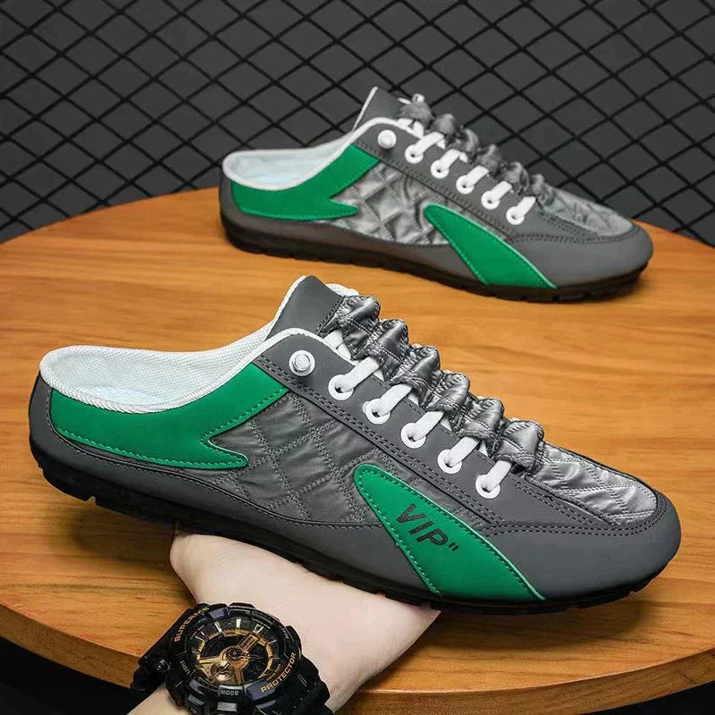 Levoire | Chaussures Slip-On Orthopédiques Pour Hommes Vert