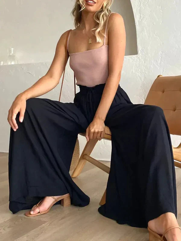 Levoire | Jambes Larges Pour Femmes Noir