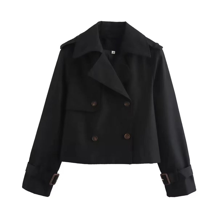 Levoire | Trench-Coat Court Noir