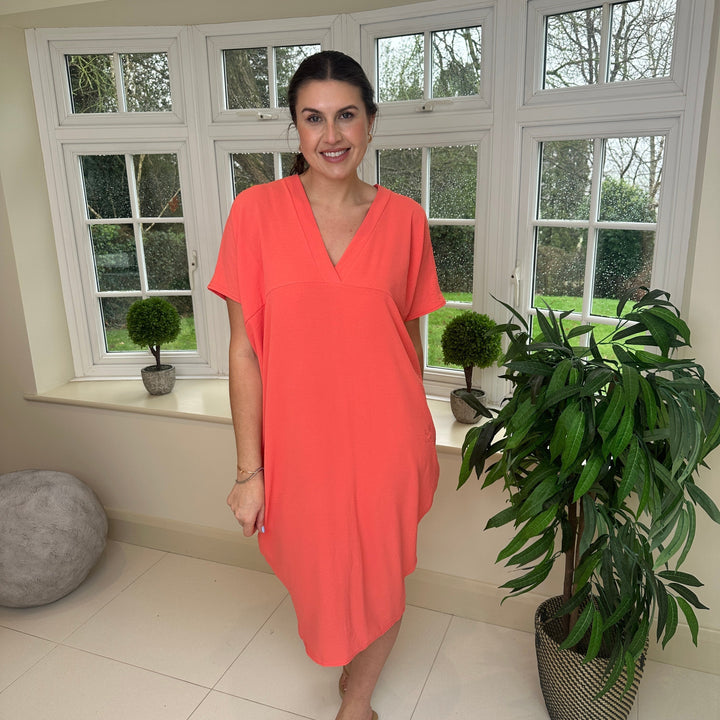Levoire | Robe Midi Avec Décolleté En V