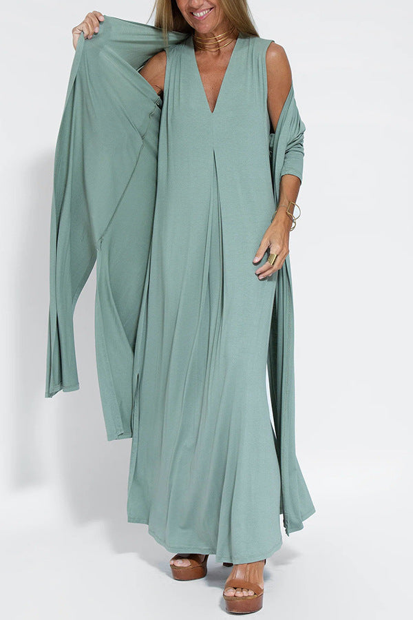 Levoire | Robe à fronces féminine Vert