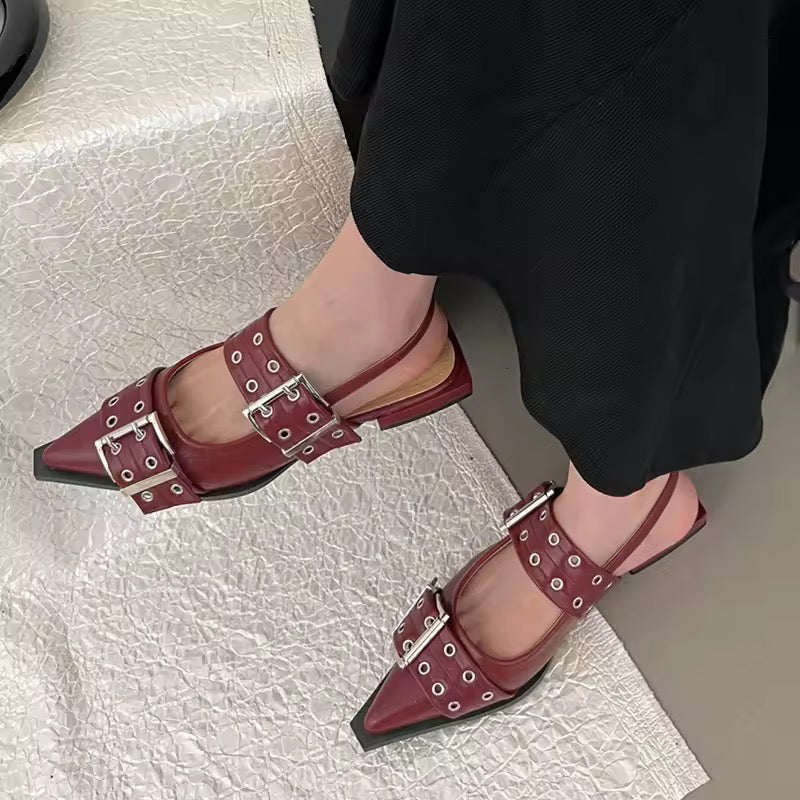 Levoire | Chaussures Plates À Talon Ouvert Élégantes