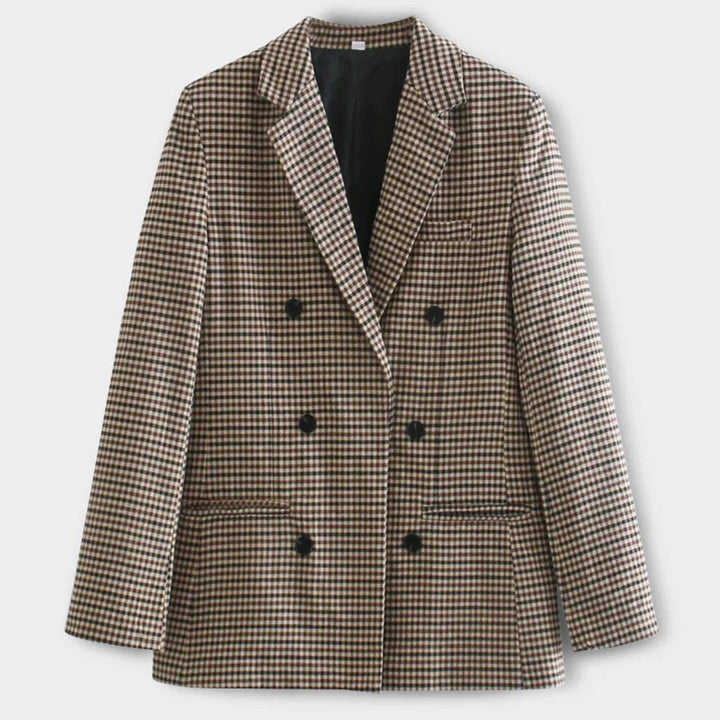Levoire | Blazer Surdimensionné De Style Rétro Pour Femmes Braun