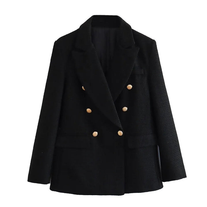 Levoire | Blazer Surdimensionné Moderne Teinté Pour Femmes Noir