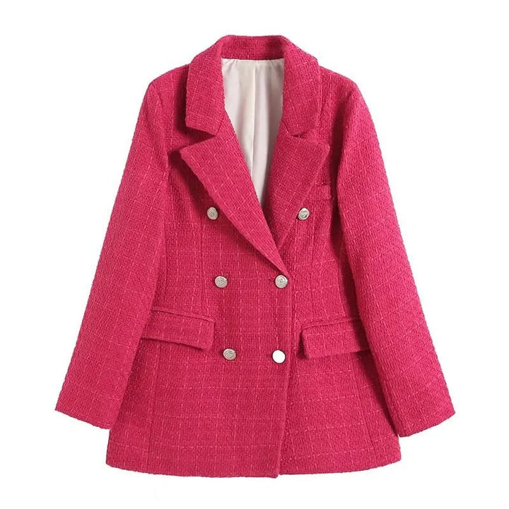 Levoire | Blazer Surdimensionné Moderne Teinté Pour Femmes Rosa