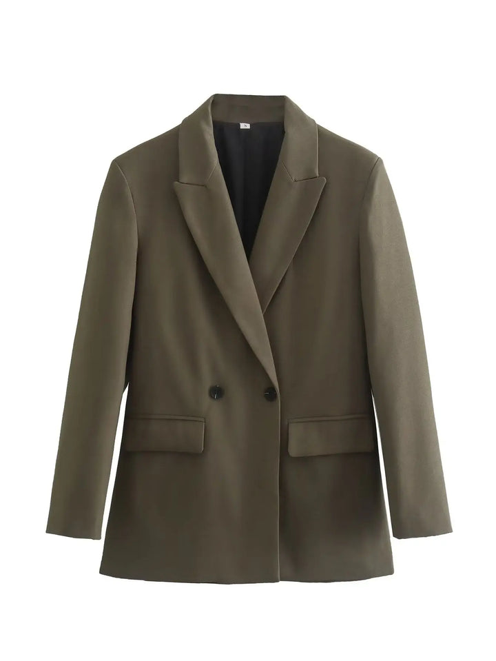 Levoire | Blazer Long Tendance Grande Taille Pour Femmes