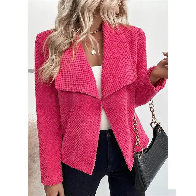 Levoire | Manteau Blazer Moderne Pour Femmes Rosa